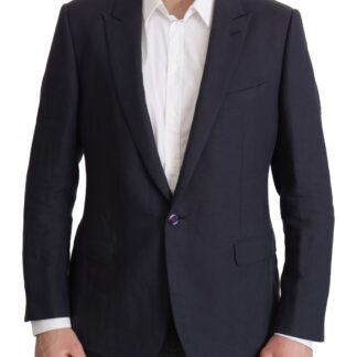 Dolce & Gabbana - Elegant Gray Checkered Wool Blazer