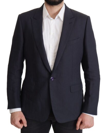 Dolce & Gabbana - Elegant Linen Single Breasted Blazer