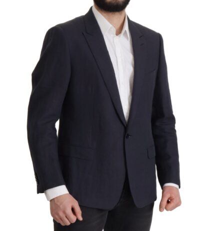 Dolce & Gabbana - Elegant Linen Single Breasted Blazer