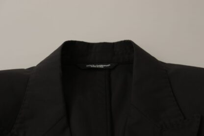 Dolce & Gabbana - Elegant Taormina Black Cotton Blazer