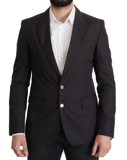 Dolce & Gabbana - Elegant Taormina Black Cotton Blazer