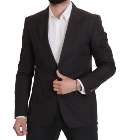 Dolce & Gabbana - Elegant Taormina Black Cotton Blazer