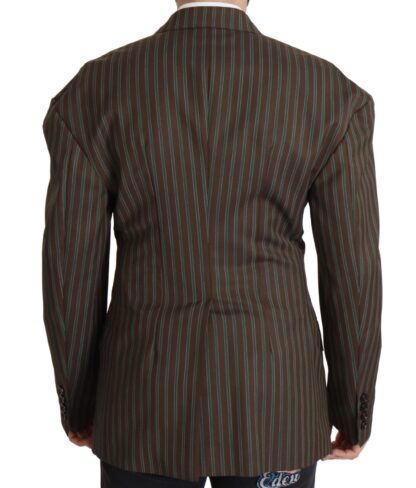 Dolce & Gabbana - Multicolor Striped Double Breasted Blazer