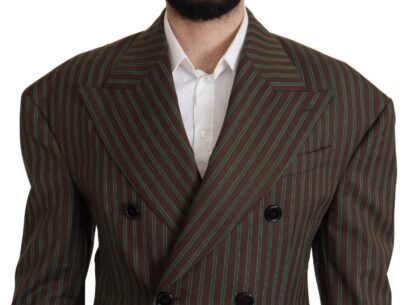 Dolce & Gabbana - Multicolor Striped Double Breasted Blazer