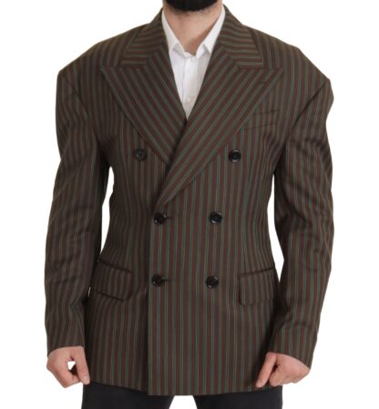 Dolce & Gabbana - Multicolor Striped Double Breasted Blazer