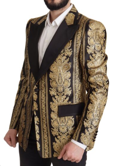 Dolce & Gabbana - Elegant Single Breasted Jacquard Blazer