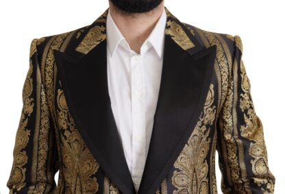 Dolce & Gabbana - Elegant Single Breasted Jacquard Blazer