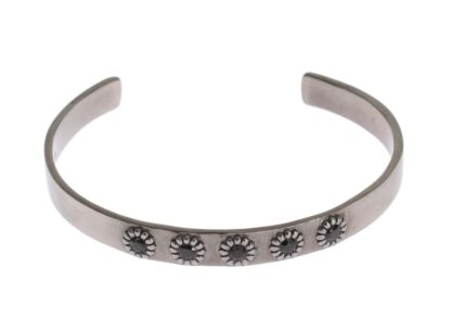 Nialaya - Chic Nialaya Silver CZ Bangle for Her