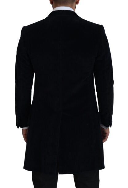 Dolce & Gabbana - Elegant Black Cotton Long Cardigan Jacket