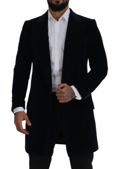 Dolce & Gabbana - Elegant Black Cotton Long Cardigan Jacket