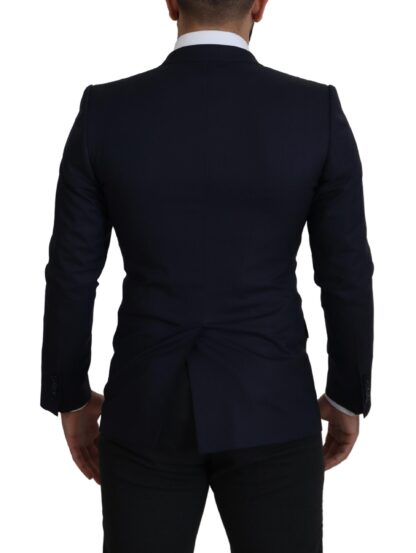 Dolce & Gabbana - Elegant Single Breasted Wool Silk Blazer