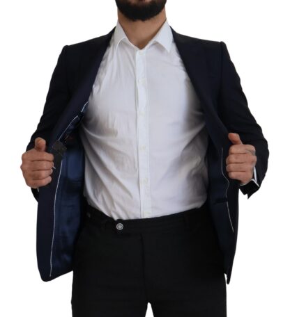 Dolce & Gabbana - Elegant Single Breasted Wool Silk Blazer