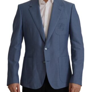 Dolce & Gabbana - Elegant Slim Fit Double Breasted Wool Blazer