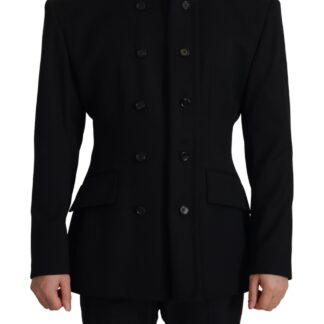 Dolce & Gabbana - Elegant Black Martini Blazer and Vest Ensemble