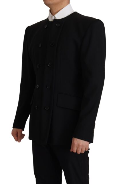 Dolce & Gabbana - Elegant Slim Fit Double Breasted Wool Blazer