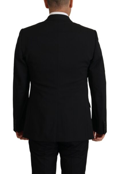 Dolce & Gabbana - Elegant Black Martini Blazer and Vest Ensemble