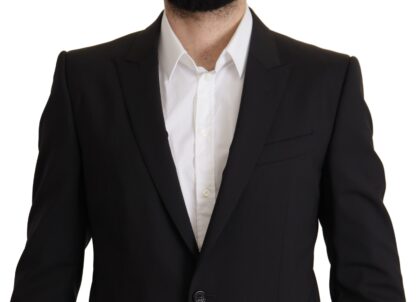 Dolce & Gabbana - Elegant Slim Fit Black Blazer Jacket