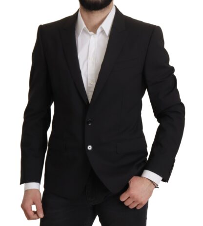 Dolce & Gabbana - Elegant Slim Fit Black Blazer Jacket