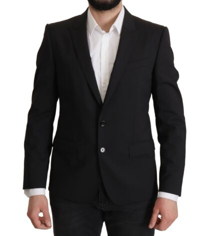 Dolce & Gabbana - Elegant Slim Fit Black Blazer Jacket