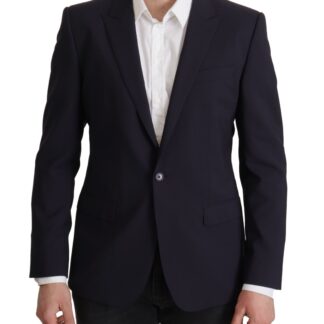 Dolce & Gabbana - Elegant Slim Fit Black Blazer Jacket