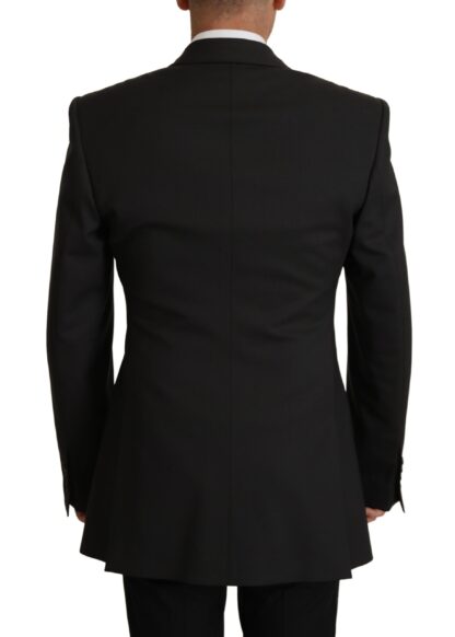 Dolce & Gabbana - Elegant Slim Black Wool Blazer Jacket