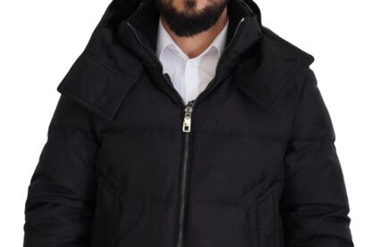 Dolce & Gabbana - Elegant Quilted Puffer Jacket in Black