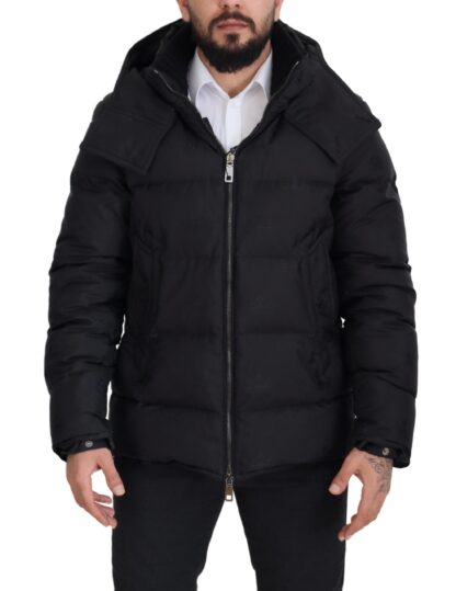 Dolce & Gabbana - Elegant Quilted Puffer Jacket in Black