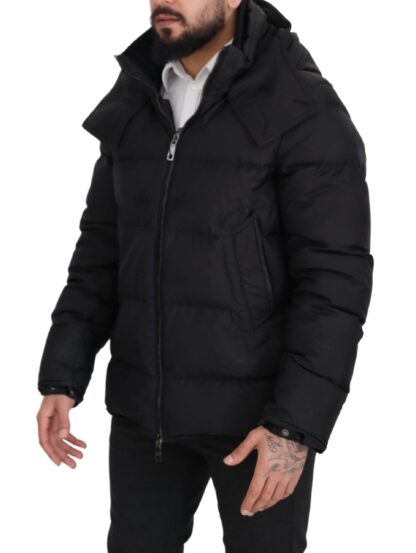 Dolce & Gabbana - Elegant Quilted Puffer Jacket in Black