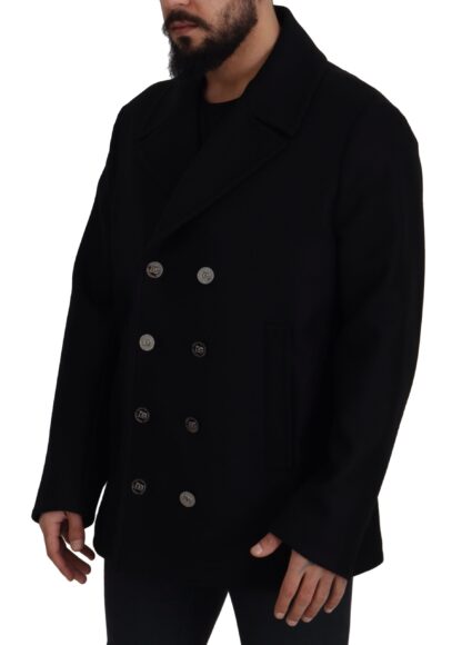 Dolce & Gabbana - Elegant Double Breasted Wool Overcoat