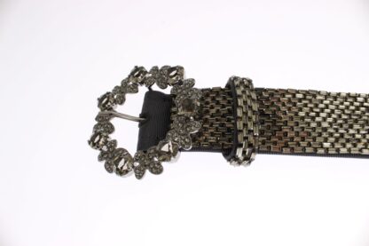 Dolce & Gabbana - Embellished Sequined Wide Waist Belt