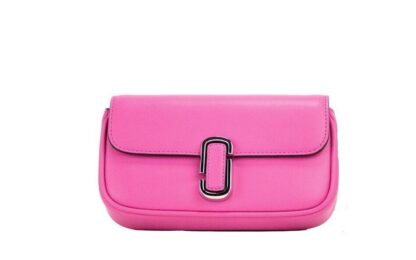 Marc Jacobs - The J Marc Mini Shoulder Bag Magenta Smooth Leather Convertible Bag