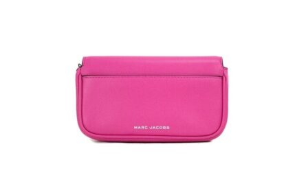 Marc Jacobs - The J Marc Mini Shoulder Bag Magenta Smooth Leather Convertible Bag