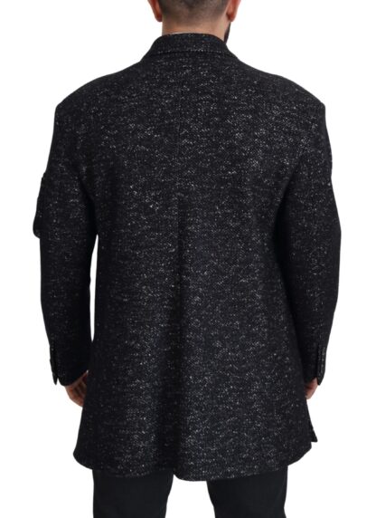 Dolce & Gabbana - Sleek Patterned Wool Double Breasted Jacket