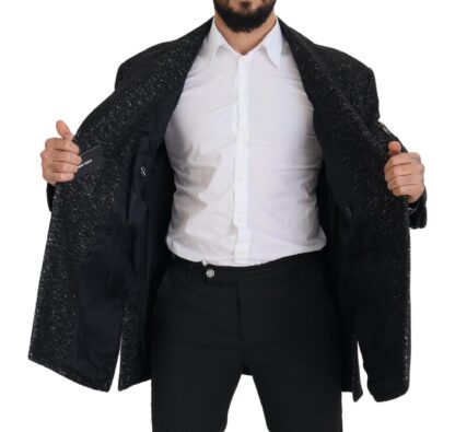 Dolce & Gabbana - Sleek Patterned Wool Double Breasted Jacket