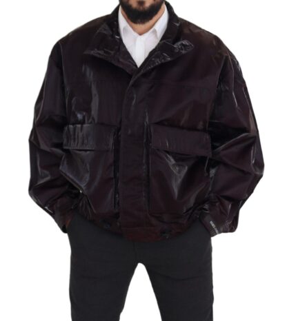 Dolce & Gabbana - Elegant Bordeaux Collared Jacket