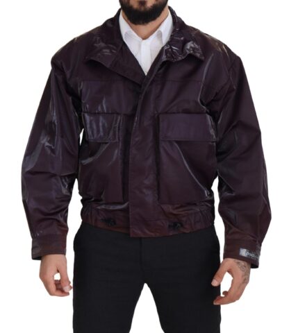 Dolce & Gabbana - Elegant Purple Biker Jacket