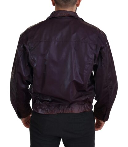 Dolce & Gabbana - Elegant Purple Biker Jacket