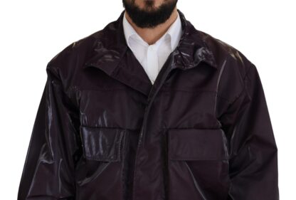 Dolce & Gabbana - Elegant Purple Biker Jacket