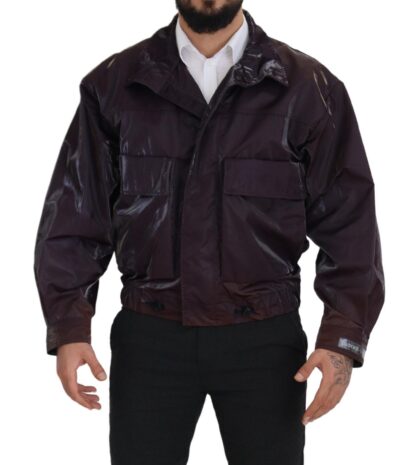 Dolce & Gabbana - Elegant Purple Biker Jacket