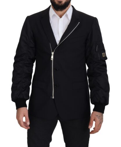 Dolce & Gabbana - Elegant Black Virgin Wool Jacket