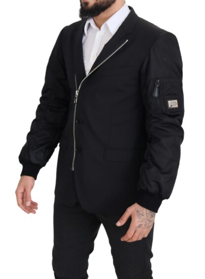 Dolce & Gabbana - Elegant Black Virgin Wool Jacket