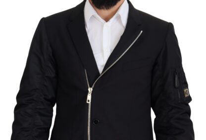 Dolce & Gabbana - Elegant Black Virgin Wool Jacket