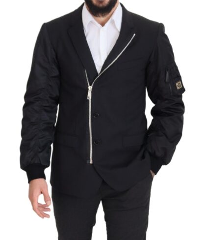 Dolce & Gabbana - Elegant Black Virgin Wool Jacket