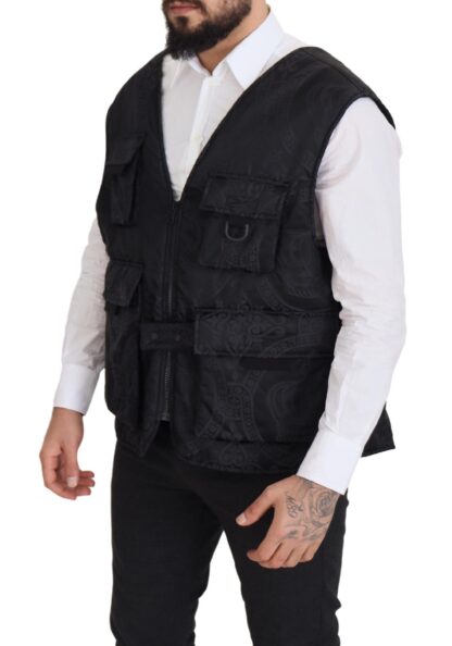 Dolce & Gabbana - Elegant Sleeveless Vest Jacket in Black