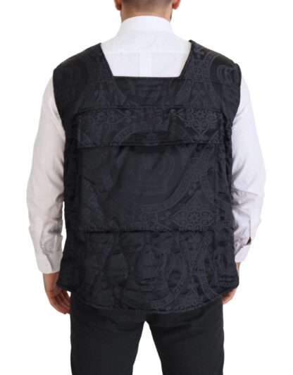 Dolce & Gabbana - Elegant Sleeveless Vest Jacket in Black