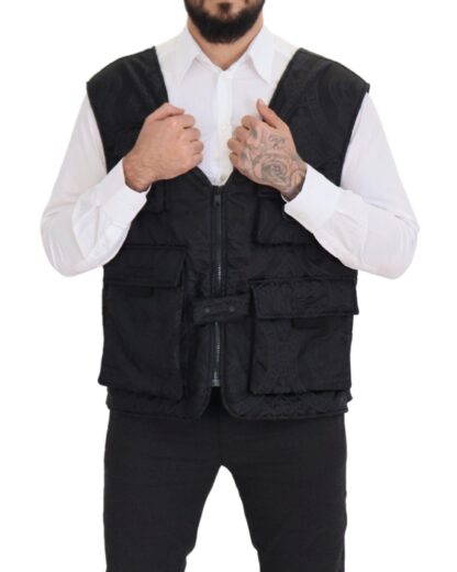 Dolce & Gabbana - Elegant Sleeveless Vest Jacket in Black