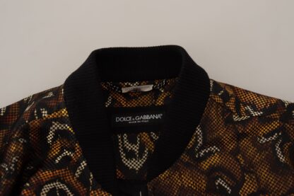 Dolce & Gabbana - Elegant Brown Blouson Jacket