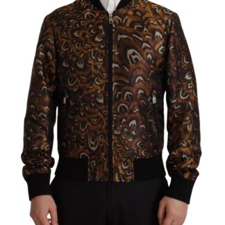 Dolce & Gabbana - Elegant Full Zip Black Wool Blend Jacket