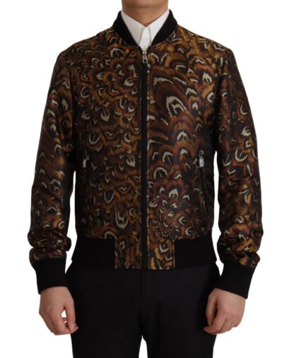 Dolce & Gabbana - Elegant Brown Blouson Jacket