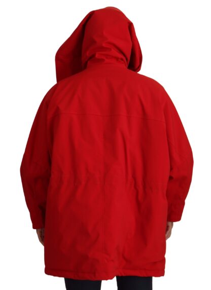 Dolce & Gabbana - Sleek Red Lightweight Windbreaker Jacket